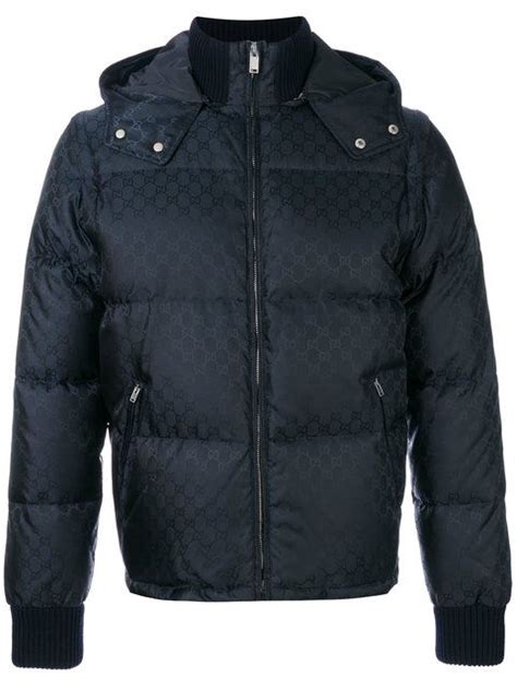 gucci quilted jacket men|gucci padded jacket men's.